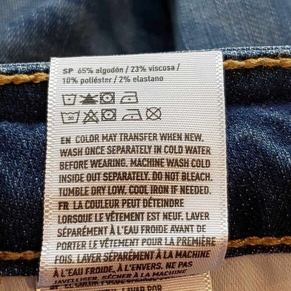 American Eagle Jeans 28 AE Air Flex Stretch Slim Straight Denim Men’s Size 28X30 - Picture 12 of 13